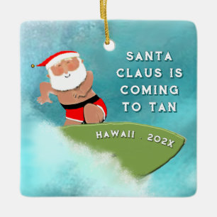 persoonlijke Hawaii vakantie herinnering Keramisch Ornament