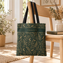 Persoonlijke Hekserige Botanische Patroon Tas