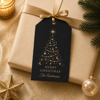 Persoonlijke Hemel Kerstboom Gift Tag Cadeaulabel