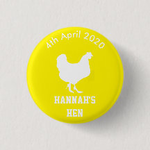 Persoonlijke hen Night Badge