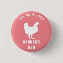 Persoonlijke hen Night Badge