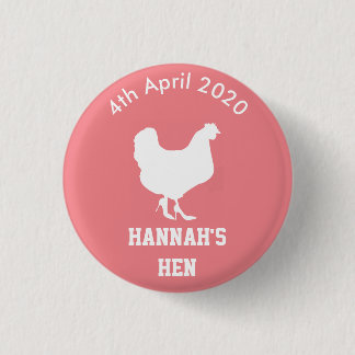 Persoonlijke hen Night Badge Ronde Button 3,2 Cm