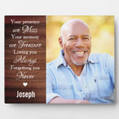 Persoonlijke herdenkingsfoto fotoplaat (Voorkant)