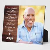 Persoonlijke herdenkingsfoto fotoplaat (Zijkant)