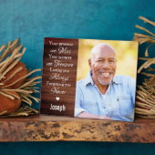 Persoonlijke herdenkingsfoto fotoplaat (Zijkant)