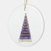 Persoonlijke herdenkingskraker keramisch ornament (Links)