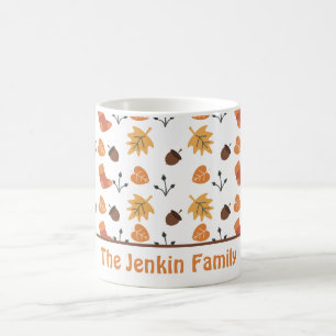 Persoonlijke herfst koffiemok