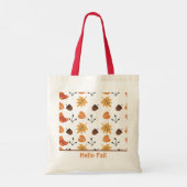 Persoonlijke herfst  tote bag (Achterkant)