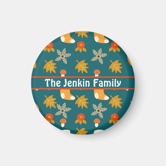 Persoonlijke herfstmagneet magneet (Voorkant)