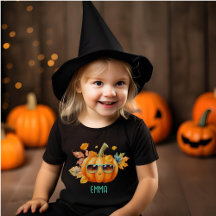 Persoonlijke herfstpompoen peuter Halloween