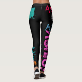 Persoonlijke Herhalingsnaam 6 letters Leggings