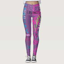 Persoonlijke Herhalingsnaam 7 letters Leggings