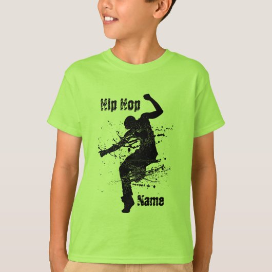 Persoonlijke Hip Hop Dancer T-shirt (Voorkant)