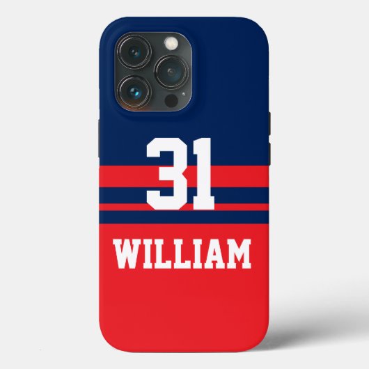 Persoonlijke hockey iPhone Case (Achterkant)