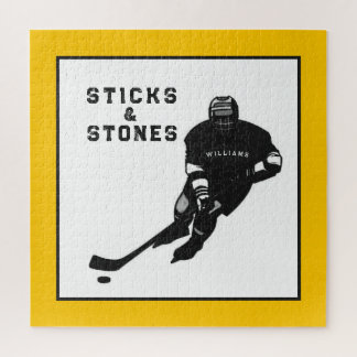 Persoonlijke hockey legpuzzel
