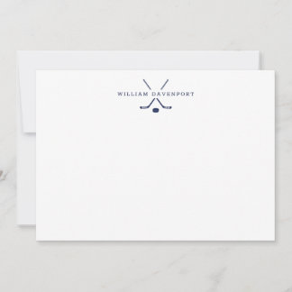 Persoonlijke Hockey Notitiekaart Sport Briefpapier