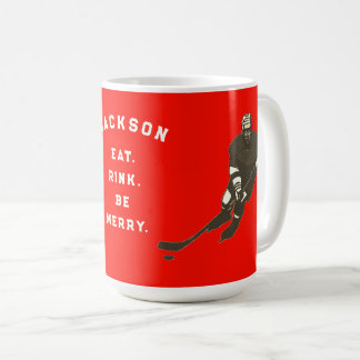 Persoonlijke hockeyspeler cadeau mok