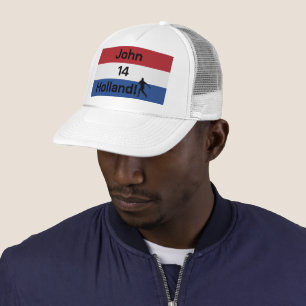 Persoonlijke Holland Vlag Voetbal Trotsheid Trucker Pet