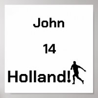 Persoonlijke Holland Voetbalspeler Tribute