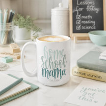 Persoonlijke Homeschool Mama Est datum Blauwe Tint