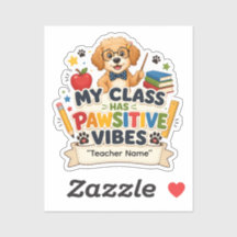 Persoonlijke Hond Docent Sticker | Mijn Klas Heeft
