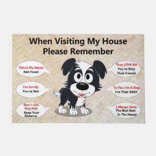 Persoonlijke hond Doormat Deurmat
