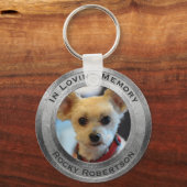 Persoonlijke hond Memorial Sleutelhanger (Voorkant)