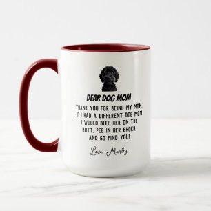 Persoonlijke hond-moeder – aangepaste naam Moederd Mok