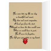 Persoonlijke hond of kat beige Memorial (Binnen (Links))