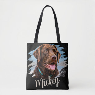 Persoonlijke Hond Portret Draagtas