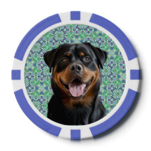 Persoonlijke hondenhuisdier foto groene mandala pa