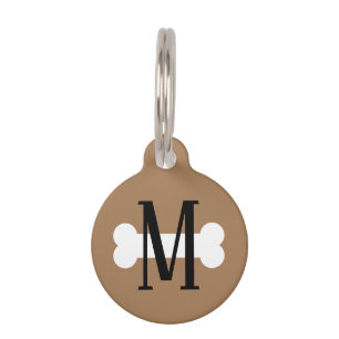 Persoonlijke hondenpenning met dog bone-logo huisdierpenning