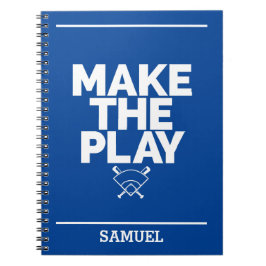 Persoonlijke Honkbal School Notitieboek