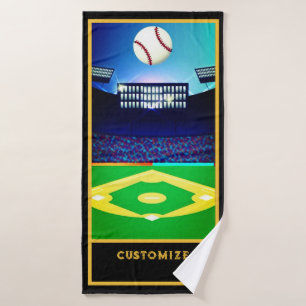 Persoonlijke honkbal ventilator bad handdoek