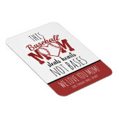 Persoonlijke honkbalmam magneet (Rechterzijde)