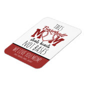 Persoonlijke honkbalmam magneet (Linkerzijde)