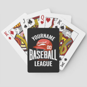 Persoonlijke honkbalspeler NAAM Team Kampioen Club Pokerkaarten
