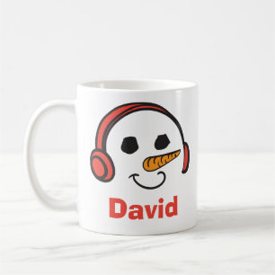 Persoonlijke hoofdtelefoon Music Snowman Koffiemok