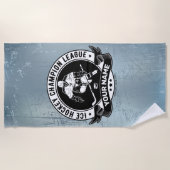 Persoonlijke hostbusadapter Ice Rink Team Athlete Strandlaken (Voorkant)