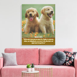 Persoonlijke huisdier foto wanddecoratie voor hond