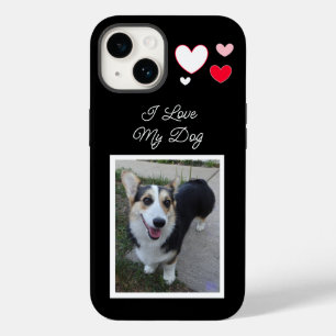 Persoonlijke huisdierfoto - Ik hou van mijn hond Case-Mate iPhone 14 Hoesje