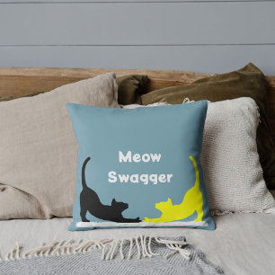 Persoonlijke huisdierliefhebber Grappige kattenaan Kussen