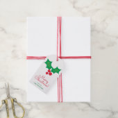 Persoonlijke Hulst Cadeaulabel (Met Touw)