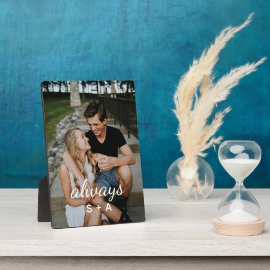 Persoonlijke huwelijkscadeaus - Op maat gemaakt ko Fotoplaat (Zijkant)