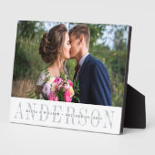 Persoonlijke huwelijksfoto fotoplaat (Zijkant)