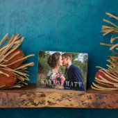 Persoonlijke huwelijksfoto fotoplaat (Zijkant)