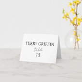 Persoonlijke huwelijksplaatskaarten Tafelnaamkaart Kaart (Gele Bloem)