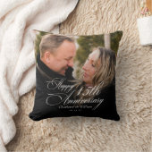 Persoonlijke huwelijksverjaardag kussen (Deken)