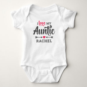 Persoonlijke I Love My Auntie Romper