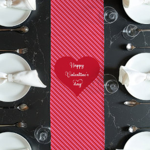 Persoonlijke I Love You Hartjes Valentijn Runner Lange Tafelloper